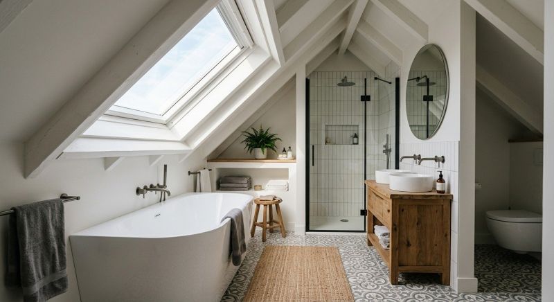 Attic Bathroom Remodeling