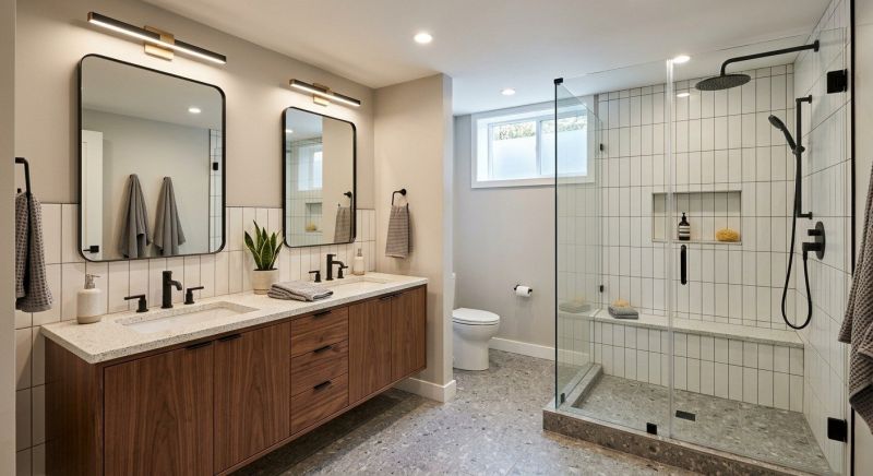 Basement Bathroom Remodeling in Parke County, IN