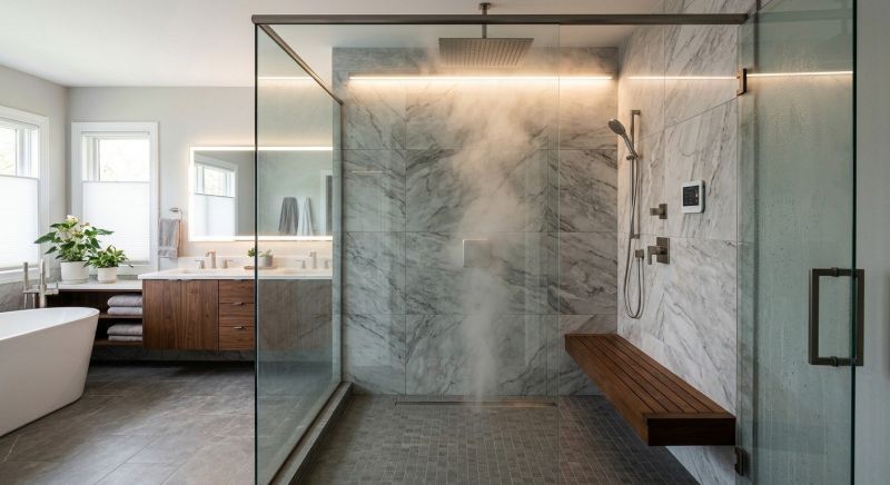 Granite Shower Installation in Parke County, IN