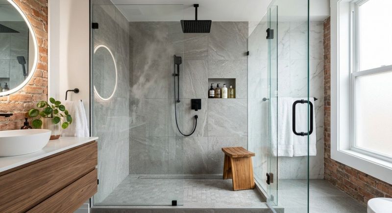 Shower Renovation in Brazil, IN